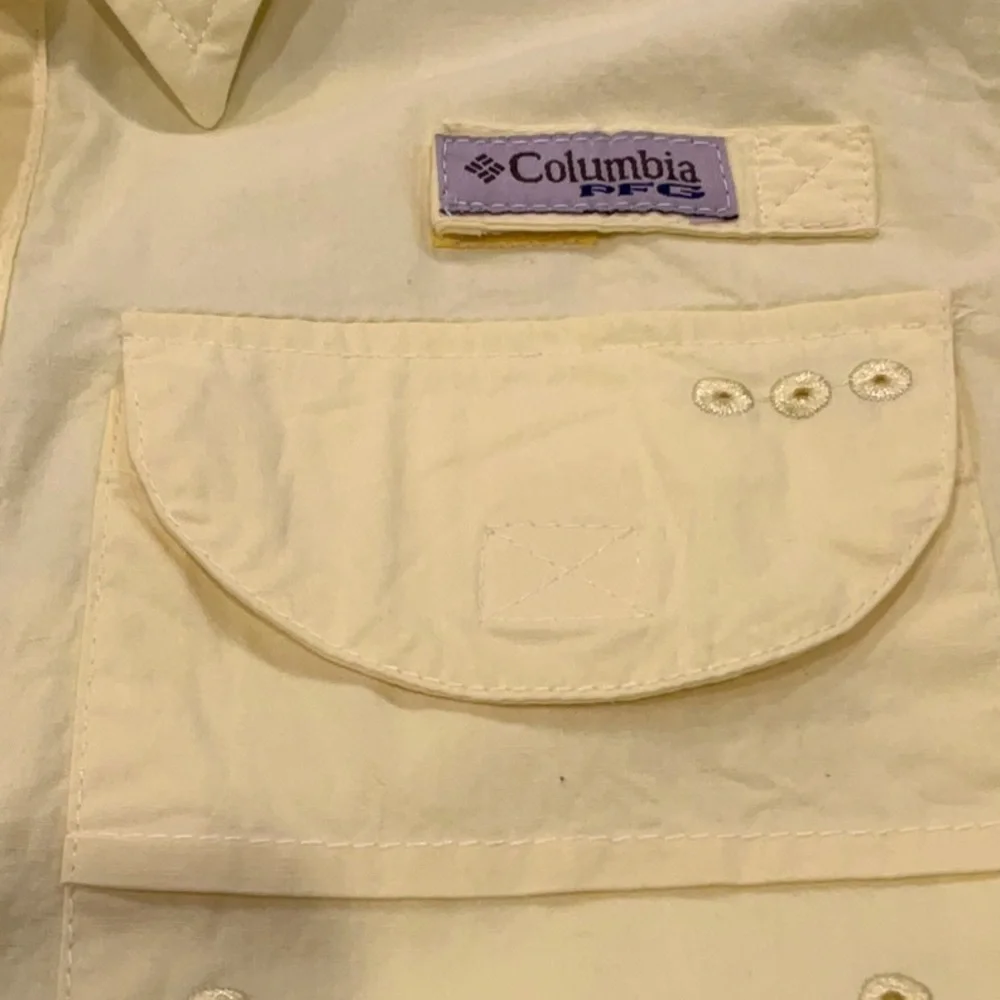 COLUMBIA women’s Bahamas short sleeve vended fishing shirt 👚 S - Picture 6 of 7
